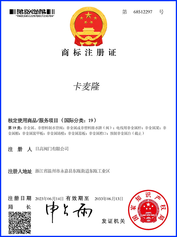 商標注冊證